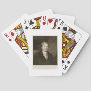 Jeu De Cartes James Madison, âgé de 82 ans, gravé par Thomas B. 
