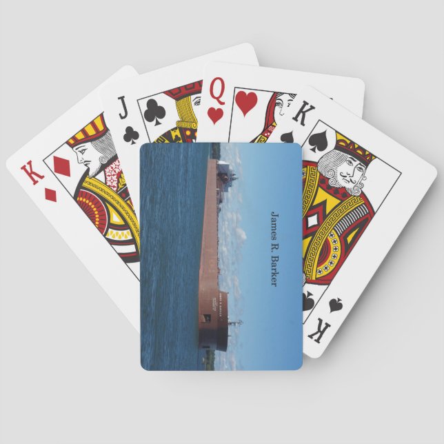 Jeu De Cartes James R. Barker jouant aux cartes (dos)
