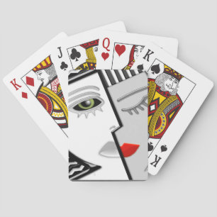 Jeu De Cartes Janus à deux facettes Art Déco