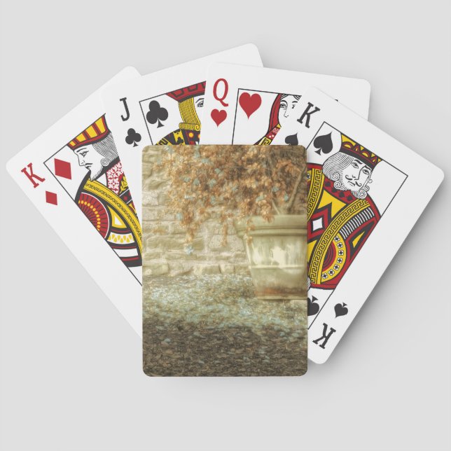 Jeu De Cartes Jardin d'automne rustique (dos)