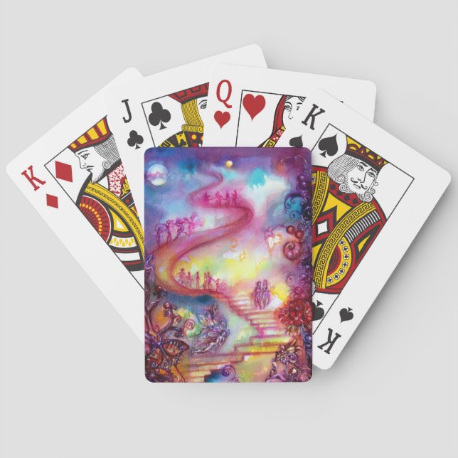 JEU DE CARTES JARDIN DES OMBRES PERDUES / ESCALIERS MYSTIQUES (dos)