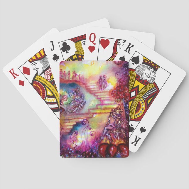 JEU DE CARTES JARDIN DES OMBRES PERDUES / ESCALIERS MYSTIQUES (dos)