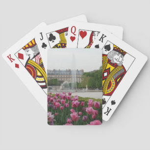 Jeu De Cartes Jardin des Tuileries en fleurs
