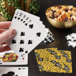 Jeu De Cartes Jardin Fleur sauvage Dusky - Modèle Floral Vintage