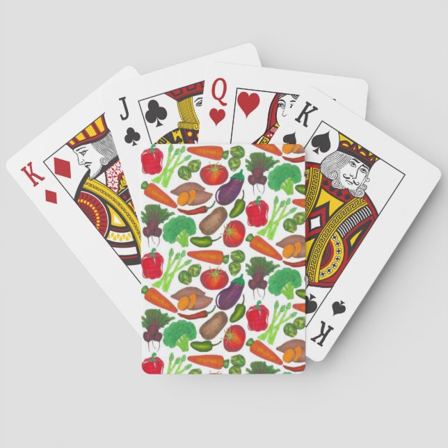 Jeu De Cartes Jardin végétal Produire Légumes de marché écologiq (dos)