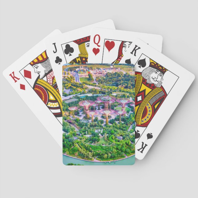 Jeu De Cartes Jardins au bord de la baie (dos)
