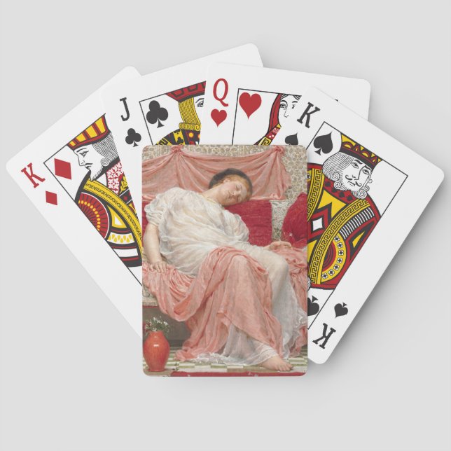 Jeu De Cartes Jasmine (Belle Jeune femme qui dort) (dos)