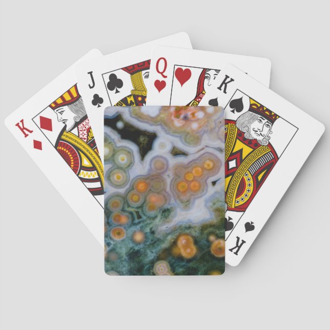 Jeu De Cartes Jasper Océan Tacheté (dos)