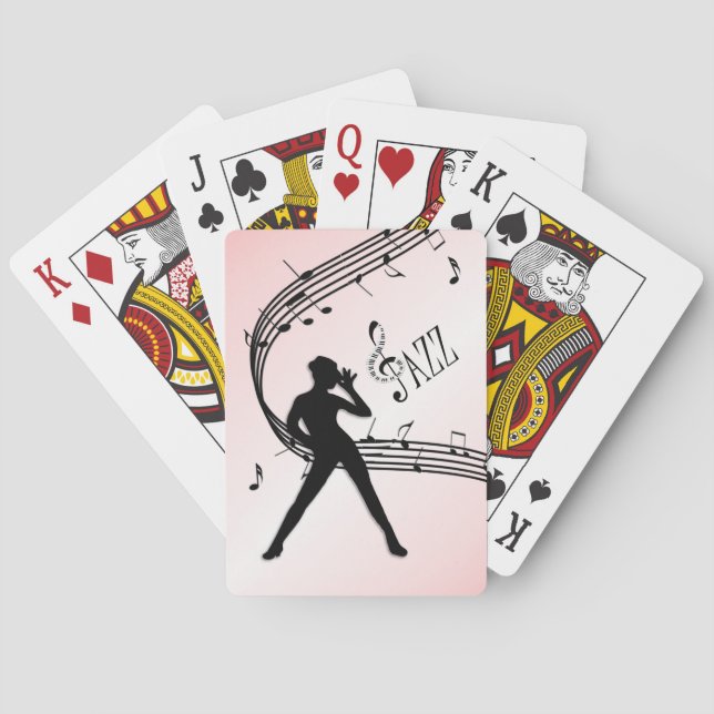 Jeu De Cartes Jazz Dance Pink  (dos)