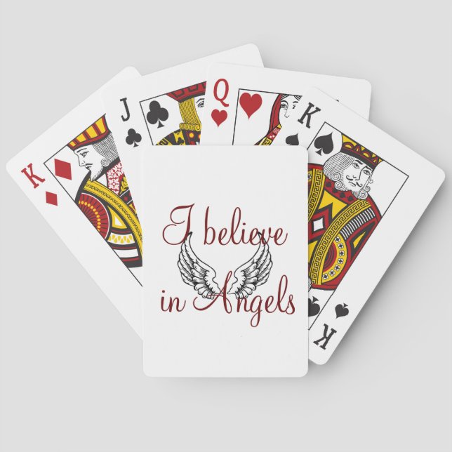 Jeu De Cartes Je crois en les anges (dos)