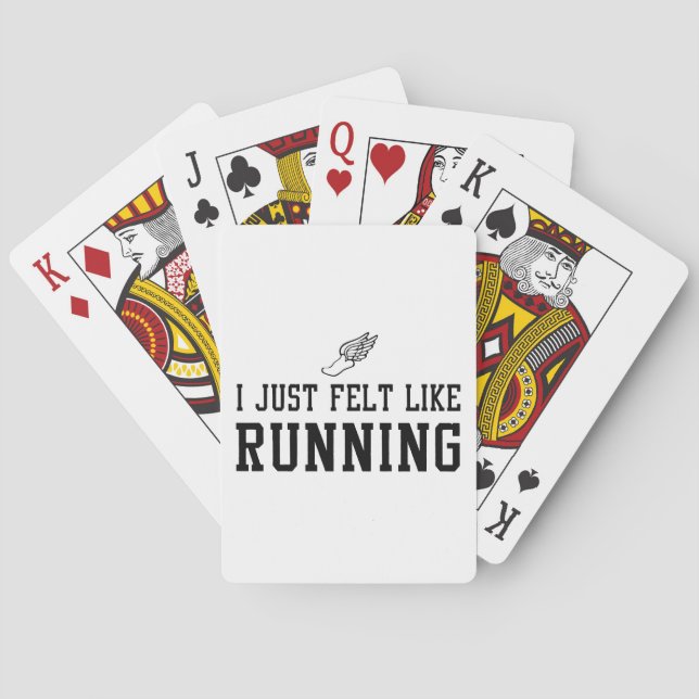 Jeu De Cartes Je juste senti comme le fonctionnement (dos)