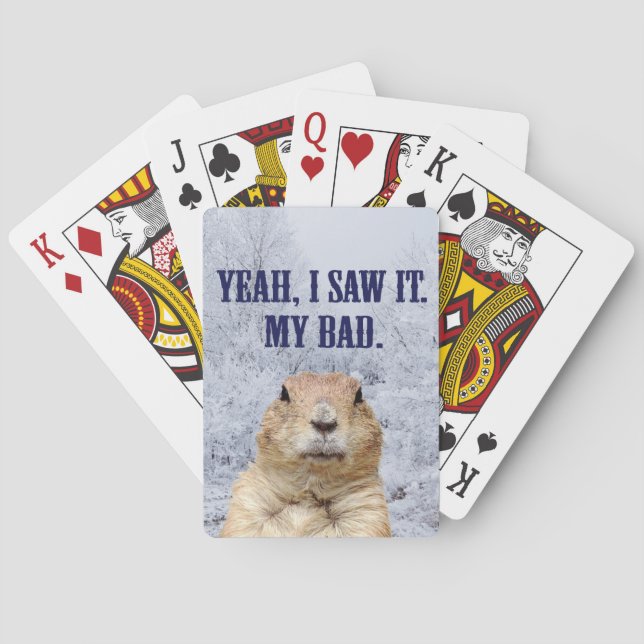 Jeu De Cartes Je L'Ai Vu Jour De La Marmotte (dos)