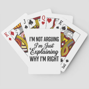 Jeu De Cartes Je ne discute pas, j'explique simplement pourquoi