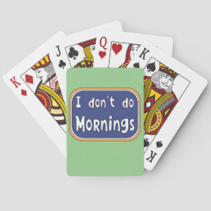 Jeu De Cartes Je ne fais pas les matins