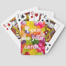 Je peux voir votre paquet de cartes