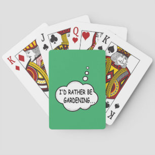 Jeu De Cartes Je préférerais être vert jardinage