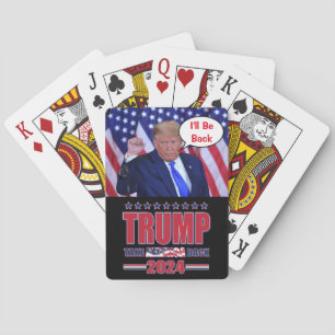 Jeu De Cartes Je serai de retour Trump 2024