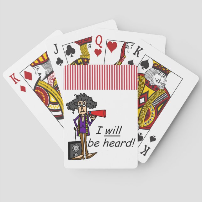 Jeu De Cartes JE serai entendu (dos)