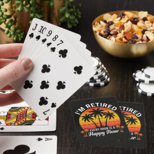 Jeu De Cartes Je suis à la retraite, chaque heure est une heure