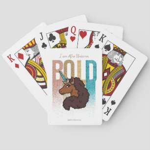 Jeu De Cartes Je suis Afro Unicorn   Cartes de lecture de Partie