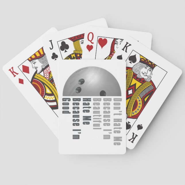 Jeu De Cartes Je Suis Beau Je Suis Bon Bowling Grey (dos)