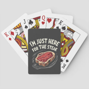 Jeu De Cartes Je suis juste ici pour les amateurs de viande de b