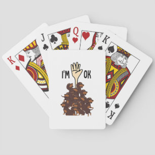 Jeu De Cartes Je suis OK Dachshund Dachshund Propriétaire d'anim
