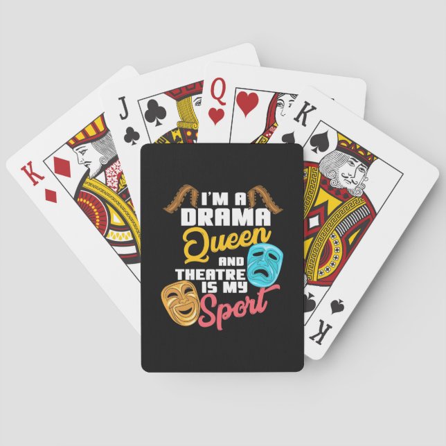 Jeu De Cartes Je Suis Une Reine Du Drame (dos)