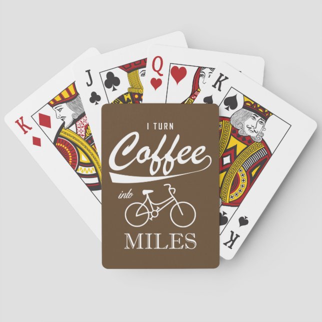 Jeu De Cartes Je Transforme Le Café En Miles (dos)