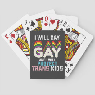 Jeu De Cartes Je Vais Dire Gay Et Je Protégerai Les Jeunes Trans