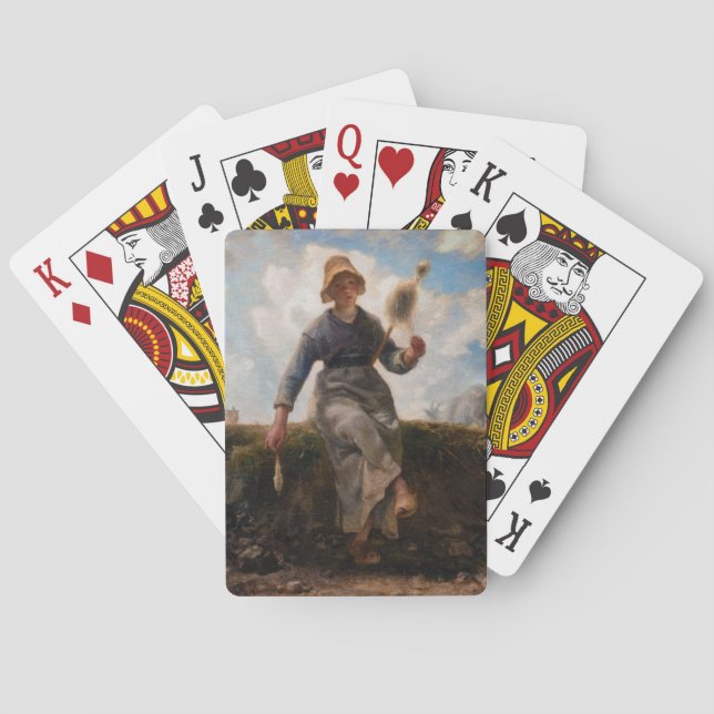 Jeu De Cartes Jean-Francois Millet - La fillette (dos)