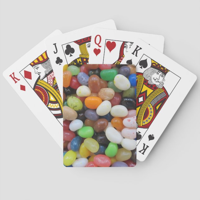 Jeu De Cartes Jelly Bean black blue green Candy Texture Template (dos)