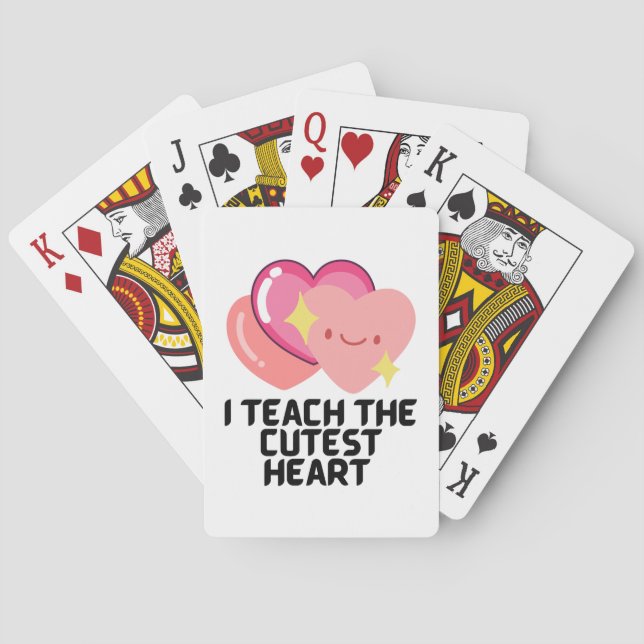 Jeu De Cartes J'enseigne les coeurs les plus mignons (dos)