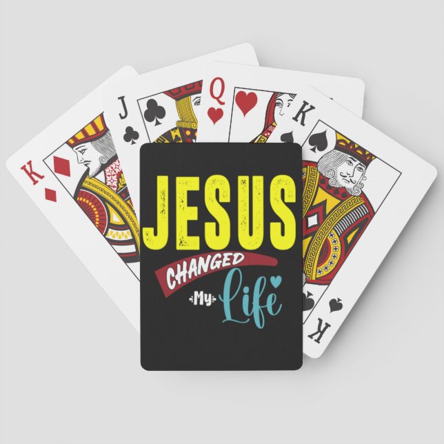 JEU DE CARTES JÉSUS A CHANGÉ MA VIE (dos)