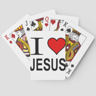 Jeu De Cartes Jésus cadeaux J'aime Jésus
