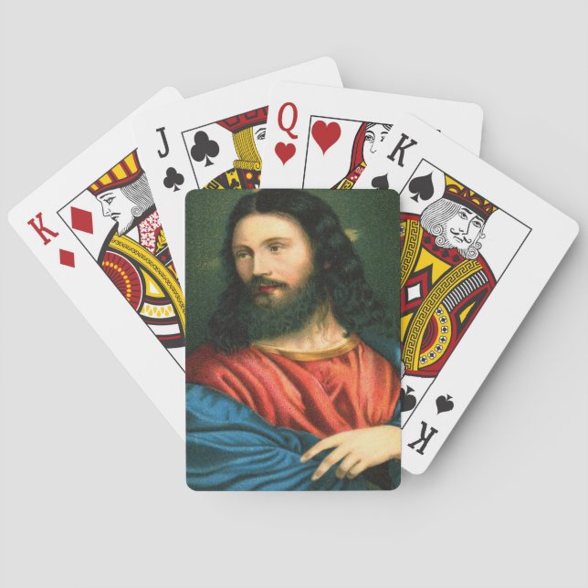 Jeu De Cartes Jésus jouant aux cartes (dos)