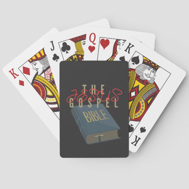Jeu De Cartes Jésus La Bible Évangile (dos)
