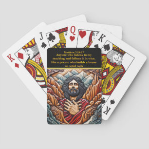 Jeu De Cartes Jésus sur les sommets majestueux