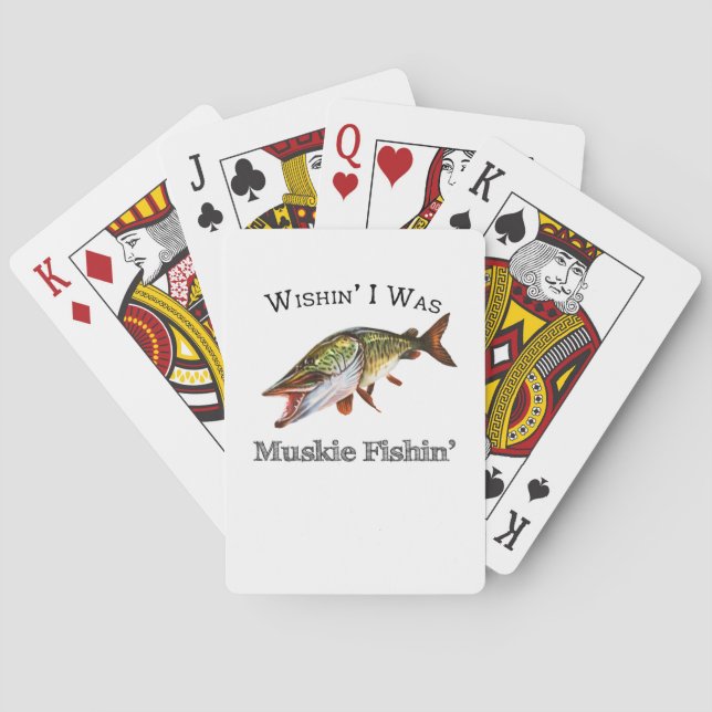 Jeu De Cartes J'Étais Muskie Fishin (dos)