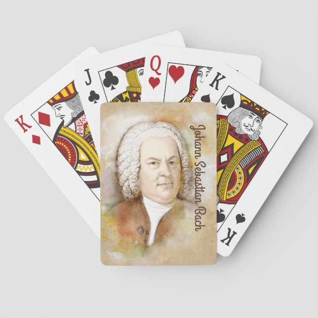 Jeu De Cartes Jeu avec Johann Sebastian Bach (dos)