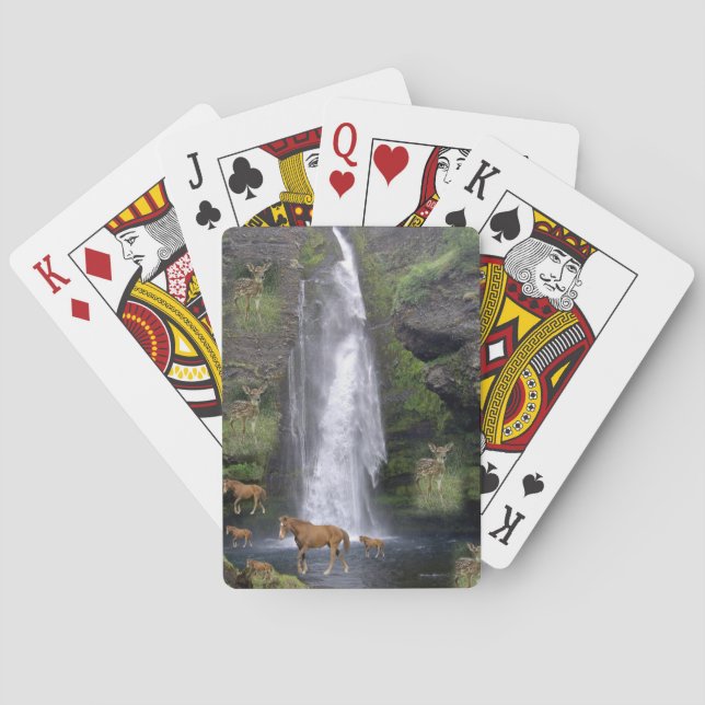 Jeu De Cartes Jeu de cheval Deck de carte (dos)