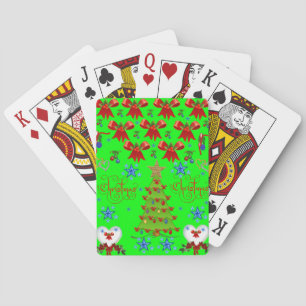 Jeu De Cartes Jeu de Noël Jeu de carte terrasse feu vert