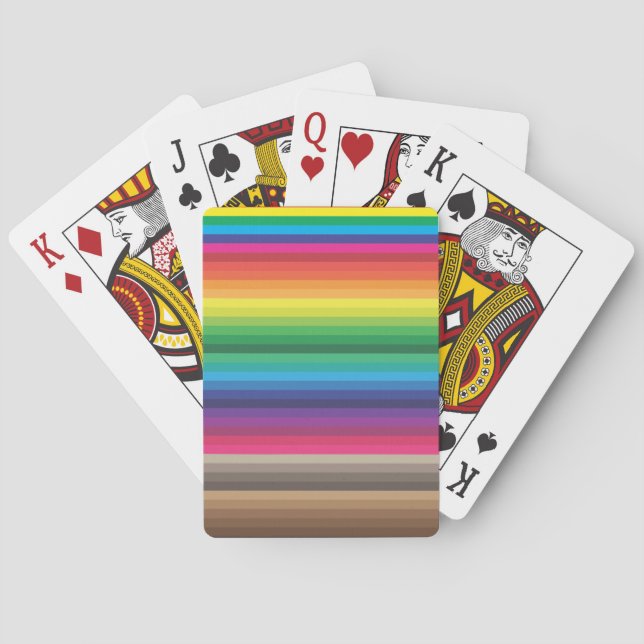 Jeu De Cartes jeu de nuances de couleurs (dos)
