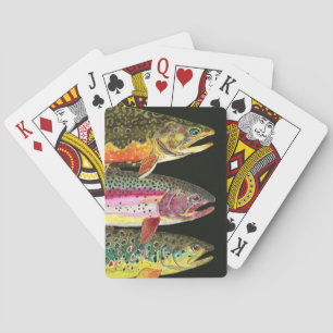 Jeu De Cartes Jeu de pêche à la truite
