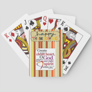 Jeu De Cartes Jeu de Thanksgiving Card Deck