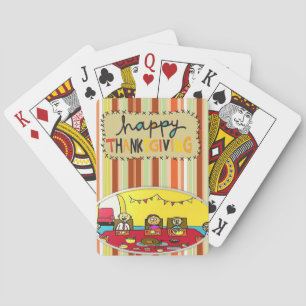 Jeu De Cartes Jeu de Thanksgiving Card Deck