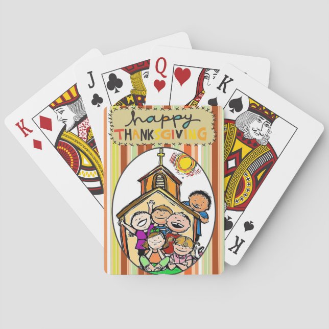 Jeu De Cartes Jeu de Thanksgiving Card Deck (dos)