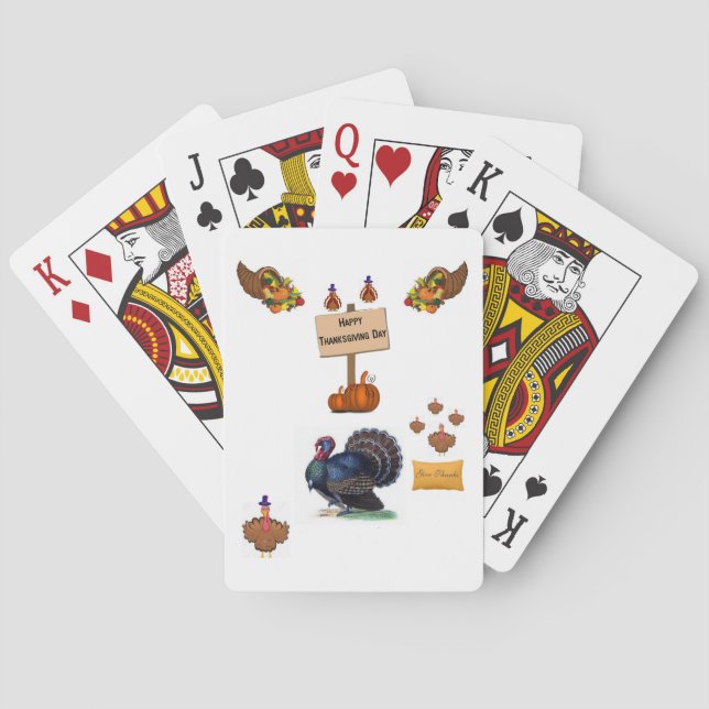 Jeu De Cartes Jeu de Thanksgiving Card Deck (dos)