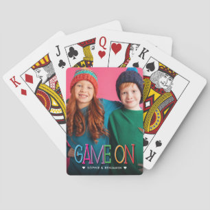 Jeu De Cartes Jeu Sur Les Enfants Photo Jouer Des Cartes