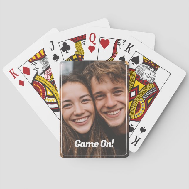 Jeu De Cartes Jeu Sur Photo De Famille (dos)